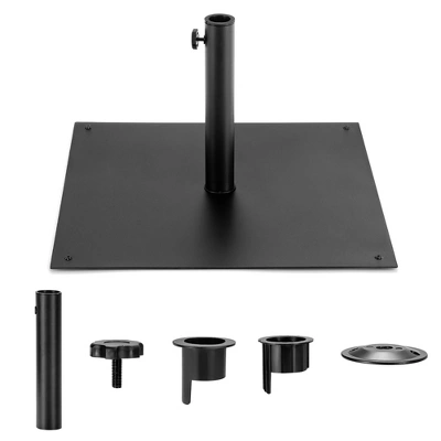 Costway 40 LBS Square Umbrella Base Stand Weighted Patio Market Umbrellas Black 11 Costway 40 LBS Square Umbrella Base Stand Weighted Patio Market Umbrellas Black - Image 9