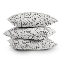 Holli Zollinger Outdoor Throw Pillow White/Black - Deny Designs -Outdoor Decoration Store GUEST eaa0fddb b679 4583 b7f7 159e6b7d7cc0
