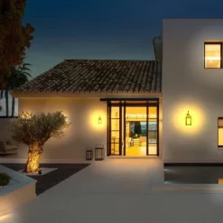 Solar Portable Hanging Outdoor Lantern With Hanger Black - Techko Maid -Outdoor Decoration Store GUEST ecd0f121 b951 4cb1 9040 110c5e70bea5