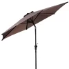 Costway 9ft Patio Umbrella Patio Market Steel Tilt W/ Crank Outdoor Yard Garden (Tan) -Outdoor Decoration Store GUEST ed192af3 a2fc 422d b879 78a1f3423eb2