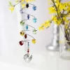 Woodstock Wind Chimes Woodstock Rainbow Makers Collection, Crystal Spiral, 9'' Rainbow Hearts Crystal Suncatcher CS23 -Outdoor Decoration Store GUEST ed866bfd 7117 48cd ae21 9065f12d6aaf