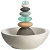 VivaTerra Glass And Stone Cairn Fountain -Outdoor Decoration Store GUEST edb24482 b890 40b5 9308 993fe18f5e44