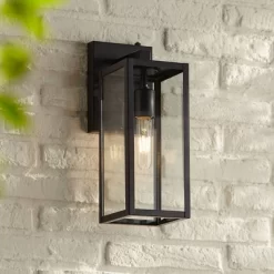 John Timberland Titan Modern Outdoor Wall Light Fixtures Set Of 2 Mystic Black Dusk To Dawn 14" Clear Glass For Post Exterior Barn Deck 14 John Timberland Titan Modern Outdoor Wall Light Fixtures Set Of 2 Mystic Black Dusk To Dawn 14" Clear Glass For Post Exterior Barn Deck -Outdoor Decoration Store GUEST eeb943dc 6d2b 4357 ab8d a88f1323732e