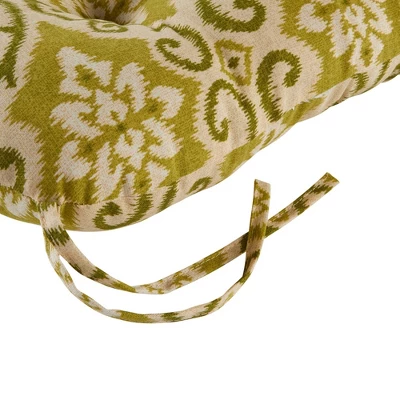 Shoreham Ikat Outdoor Seat Cushion - Kensington Garden 6 Shoreham Ikat Outdoor Seat Cushion - Kensington Garden - Image 4