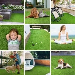 Artificial Grass Synthetic Lawn Indoor/ Outdoor Turf Area Rug By Blue Nile Mills -Outdoor Decoration Store GUEST f0e51c20 a5ac 4320 ba95 364fb344b850