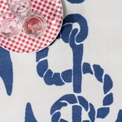 NuLOOM Rell Nautical Anchor Indoor And Outdoor Patio Area Rug -Outdoor Decoration Store GUEST f116fb44 fdc9 4329 b425 9dbf1423ddd7