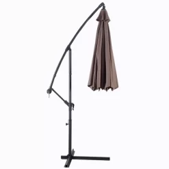 Costway 10' Hanging Umbrella Patio Sun Shade Offset Outdoor Market W/t Cross Base Tan 14 Costway 10' Hanging Umbrella Patio Sun Shade Offset Outdoor Market W/t Cross Base Tan -Outdoor Decoration Store GUEST f1f52c94 1fd2 42b4 bc24 35b6f375a40d