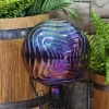 Sunnydaze Decor Sunnydaze Rippled Texture Indoor/Outdoor Gazing Globe Glass Garden Ball - 10" Diameter -Outdoor Decoration Store GUEST f2c8625b cd49 4829 bbbd 9118ab4edc87