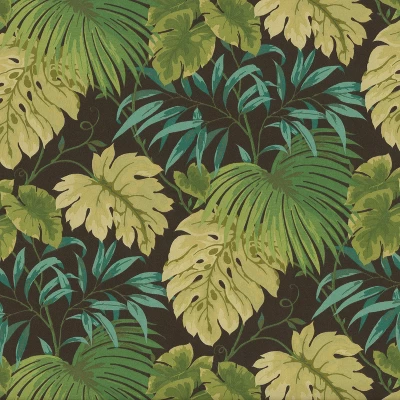 Outdoor 2-Piece Chair Cushion Set - Brown/Green Floral - Pillow Perfect 3 Outdoor 2-Piece Chair Cushion Set - Brown/Green Floral - Pillow Perfect