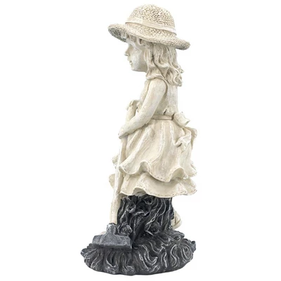 Design Toscano Young Gardener Girl Statue: Rebecca Medium 7 Design Toscano Young Gardener Girl Statue: Rebecca Medium - Image 5