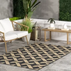 NuLOOM Geometric Trellis Indoor/Outdoor Area Rug