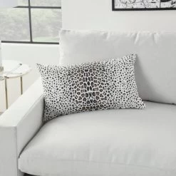 14"x24" Oversized Reversible Indoor/Outdoor Leopard Print Lumbar Throw Pillow - Mina Victory -Outdoor Decoration Store GUEST f849f65c e6df 4501 827b bd566b4709f4