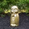 Northlight 11.5" Golden Buddhist Monk Outdoor Garden Statue -Outdoor Decoration Store GUEST f972116a d547 431b 8b1b a6b6e10d02c3