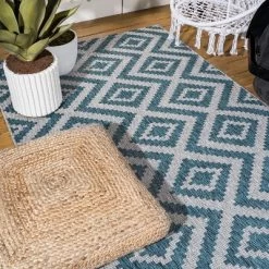 Sintra Diamond Indoor/Outdoor Area Rug - JONATHAN Y -Outdoor Decoration Store GUEST f97c9012 1a93 41ae b149 ca3657bb8a50