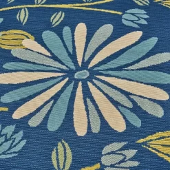 7'10" X 10' Daisy Floral Outdoor Rug Blue/Ivory - Christopher Knight Home -Outdoor Decoration Store GUEST f997a958 4111 4951 983f 7a1fcc91ebdc