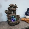Sunnydaze Decor Sunnydaze Indoor Home Office 6-Tiered Staggered Rock Falls Tabletop Water Fountain With Colored LED Lights - 13" -Outdoor Decoration Store GUEST f9a72972 df4e 4e33 87c5 a97cd2e3a0c3