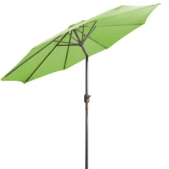 Northlight 9ft Outdoor Patio Market Umbrella With Hand Crank And Tilt, Lime Green -Outdoor Decoration Store GUEST f9d47711 f1d7 4bc6 981d 6b1f996a4afc