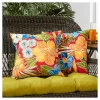 Set Of 2 Aloha Red Floral Outdoor Square Throw Pillows - Kensington Garden -Outdoor Decoration Store GUEST faa72924 412c 4b84 ba5d 114c0f845817