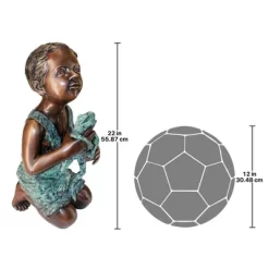 Design Toscano New Friend, Boy With Frog Cast Bronze Garden Statue -Outdoor Decoration Store GUEST fabd4841 49e5 4561 9e2e 860392584e28