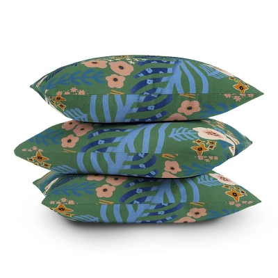 Flowers Whisper Outdoor Throw Pillow - Deny Designs 4 Flowers Whisper Outdoor Throw Pillow - Deny Designs - Image 2