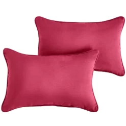 2pk Sunbrella Corded Outdoor Throw Pillows Hot Pink -Outdoor Decoration Store GUEST fc942925 f733 4305 a940 bb7e9efb155b