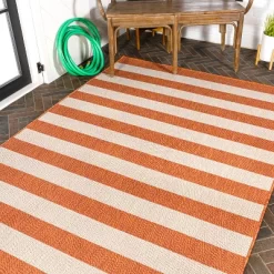 Negril Two-Tone Wide Stripe Indoor/Outdoor Area Rug - JONATHAN Y -Outdoor Decoration Store GUEST fcd8eceb bbe2 49a7 af64 180d963a3a72