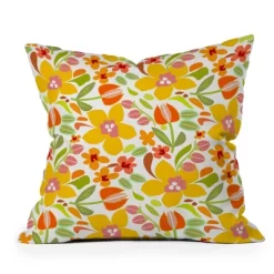 Mirimo Naif Summer Flora Outdoor Throw Pillow - Deny Designs -Outdoor Decoration Store GUEST fd7d6c49 f6fd 4bc8 91aa 492122fbb22e