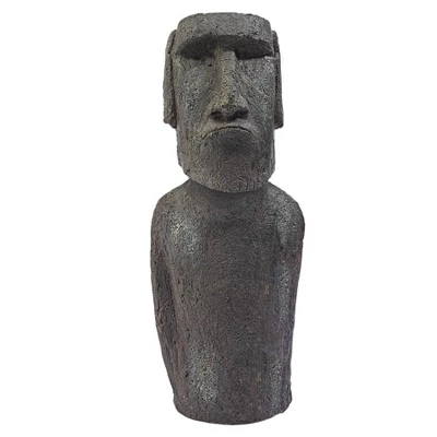 Design Toscano Easter Island Ahu Akivi Moai Monolith Statue: Small 3 Design Toscano Easter Island Ahu Akivi Moai Monolith Statue: Small