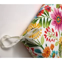 Gregoire Prima Squared Corners Outdoor Chair Cushion Blue - Pillow Perfect