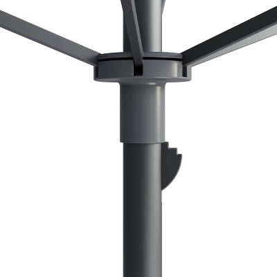 7.5' X 7.5' UV And Wind Resistant Beach/Patio Umbrella Brown - CorLiving 4 7.5' X 7.5' UV And Wind Resistant Beach/Patio Umbrella Brown - CorLiving - Image 2