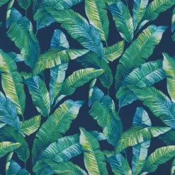 Hanalei Lagoon Wicker Outdoor Loveseat Cushion Blue - Pillow Perfect